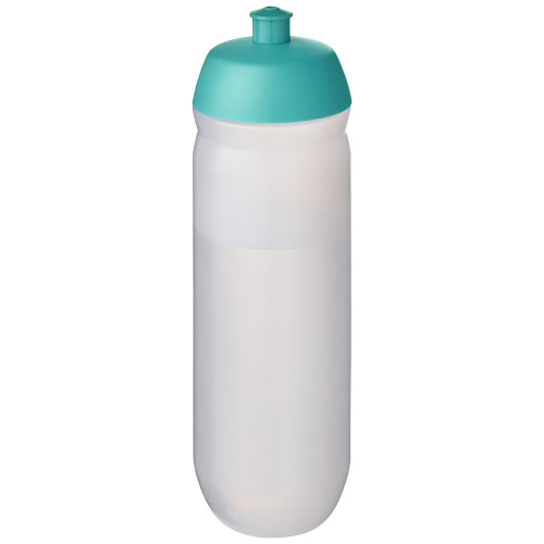 Bouteille de sport publicitaire 750 ml HydroFlex™ Clear Bleu aqua et Givré